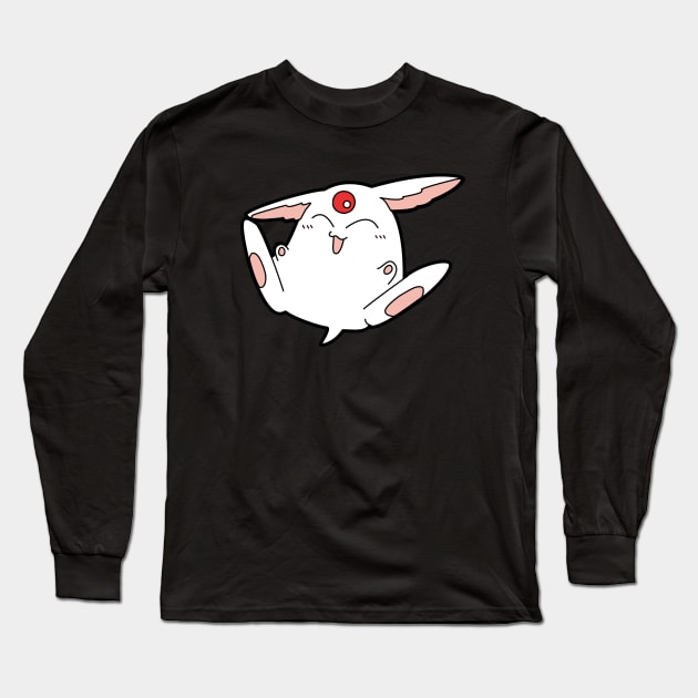 White Mokona Long Sleeve T-Shirt by JamesCMarshall